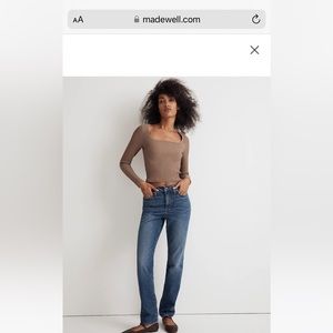 Madewell The Perfect Vintage Jean in Decatur Wash (medium wash)
